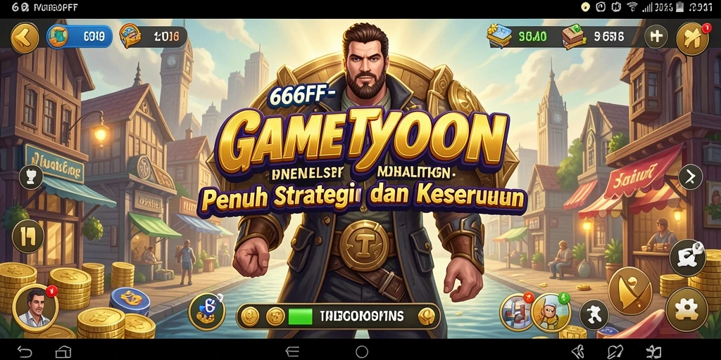 Tampilan gameplay Tycoon yang mendebarkan dan penuh strategi.