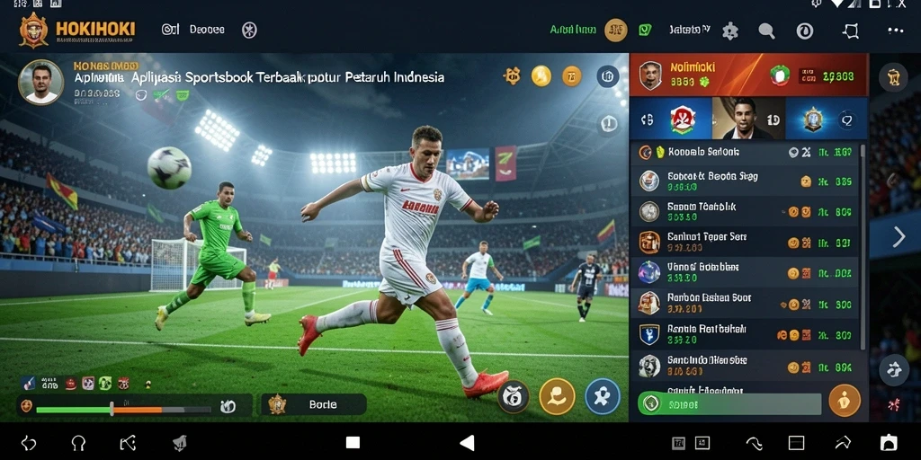 Tampilan utama HOKIHOKI yang menarik untuk taruhan Sportsbook.