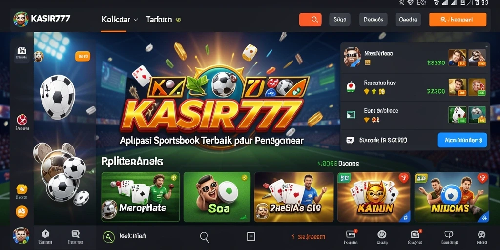 Tampilan antarmuka KASIR777 dalam taruhan olahraga yang menarik.