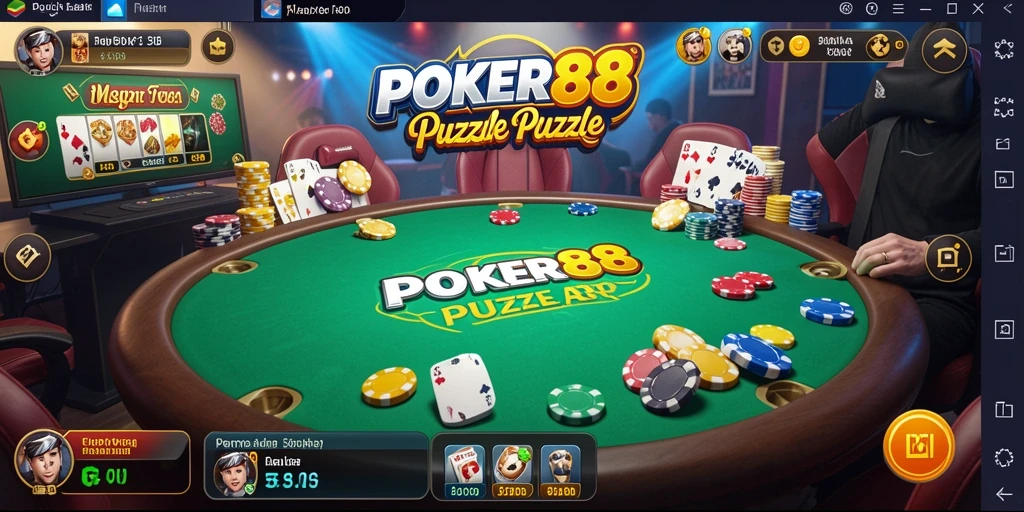 Tampilan gameplay POKER88 yang menantang dan menyenangkan.